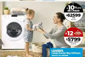 Supermayorista Vital Lavarropa Carga Frontal 8kg 1200rpm oferta