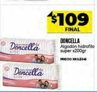 Supermayorista Vital Doncella Algodón Hidrofilo Super oferta