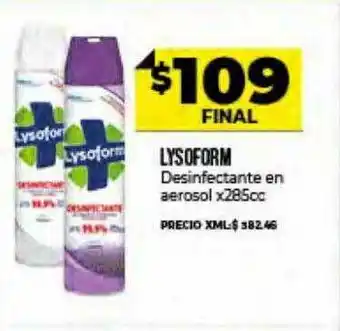Supermayorista Vital Lysoform Desinfectante En Aerosol oferta
