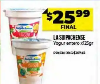 Supermayorista Vital La Suipachense Yogur Entero oferta