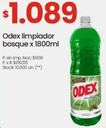 Changomas Odex limpiador bosque oferta