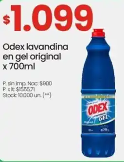 Changomas Odex lavandina en gel original oferta