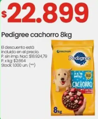 Changomas Pedigree cachorro oferta