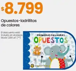 Changomas Opuestos-ladrillitos de colores oferta
