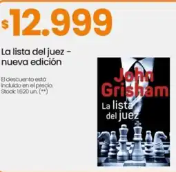 Changomas La lista del juez - nueva edición oferta