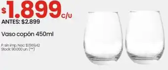 Changomas Vaso copón oferta