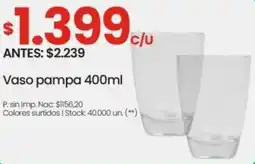 Changomas Vaso pampa oferta