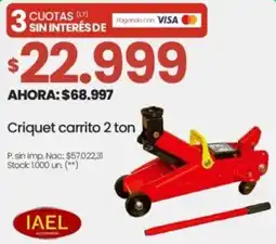Changomas Criquet carrito oferta