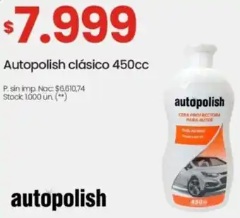 Changomas Autopolish clásico oferta