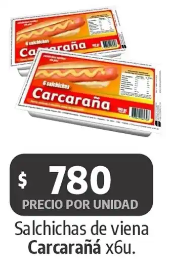 Autoservicio Capo Carcarañá salchichas de viena oferta