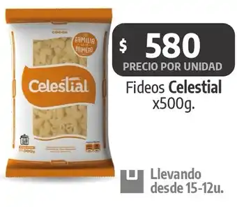 Autoservicio Capo Celestial fideos oferta