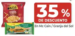 Supermercados DIA En mc cain / granja del sol oferta
