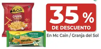 Supermercados DIA En mc cain / granja del sol oferta
