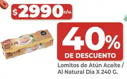 Supermercados DIA Dia lomitos de atún aceite / al natural oferta