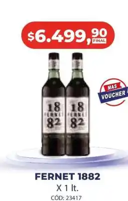 Maxiconsumo FERNET 1882 oferta