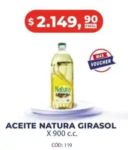 Maxiconsumo ACEITE NATURA GIRASOL oferta