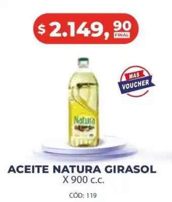Maxiconsumo ACEITE NATURA GIRASOL oferta