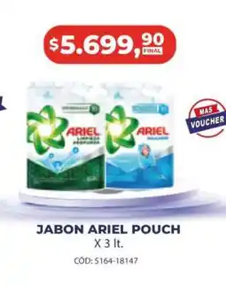 Maxiconsumo JABON ARIEL POUCH oferta