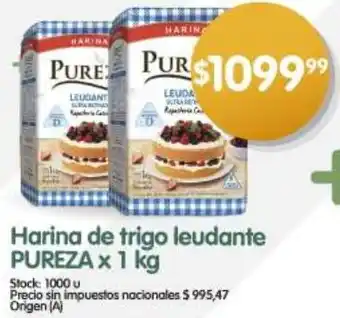 Supermercados Buenos Días Pureza harina de trigo leudante oferta