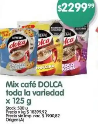 Supermercados Buenos Días Dolca mix café toda la variedad oferta
