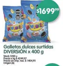 Supermercados Buenos Días Diversión galletas dulces surtidas oferta