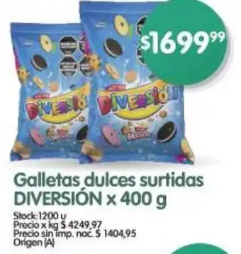 Supermercados Buenos Días Diversión galletas dulces surtidas oferta