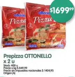 Supermercados Buenos Días Ottonello prepizza oferta