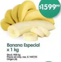 Supermercados Buenos Días Banana especial oferta