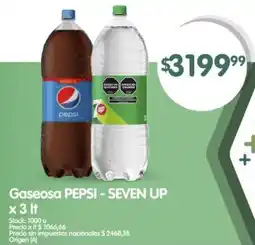 Supermercados Buenos Días Pepsi - seven up gaseosa oferta