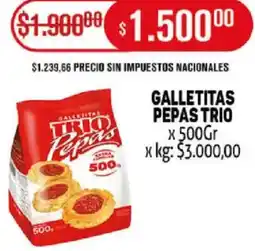 Makro Trio pepas galletitas oferta