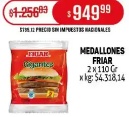 Makro Medallones friar oferta