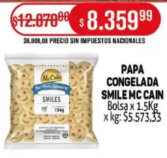 Makro Mc cain papa congelada smile bolsa oferta