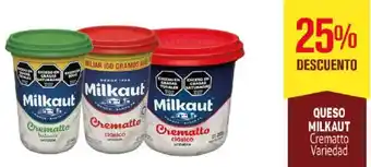 Makro Queso milkaut crematto variedad oferta
