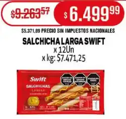 Makro Swift salchichas carrar oferta