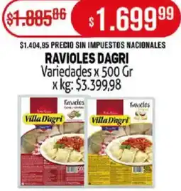 Makro Ravioles dagri variedades oferta