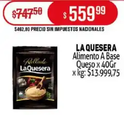 Makro La quesera alimento a base queso oferta