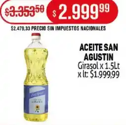 Makro Aceite san agustin girasol oferta