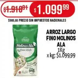 Makro Ala arroz largo fino molinos oferta