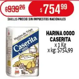 Makro Harina 0000 caserita oferta