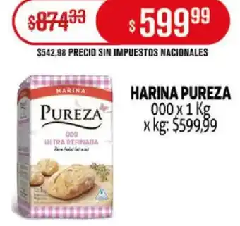Makro Harina pureza 000 oferta