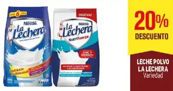 Makro Leche polvo la lechera variedad oferta