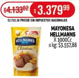 Makro Hellmanns mayonesa oferta