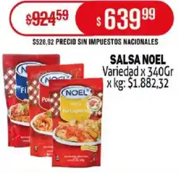 Makro Salsa noel variedad oferta