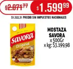 Makro Mostaza savora oferta