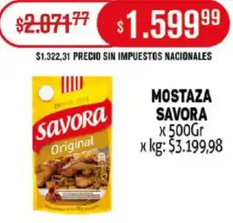 Makro Mostaza savora oferta