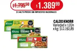 Makro Caldo knorr variedad oferta