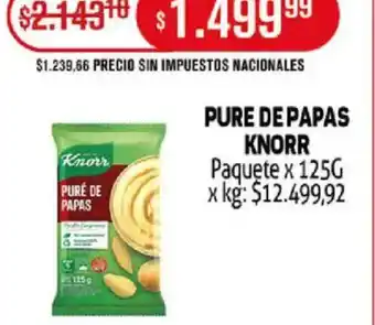 Makro Knorr pure de papas paquete oferta
