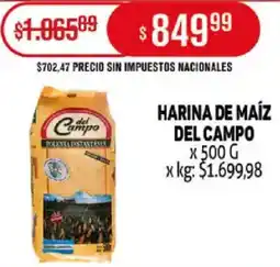 Makro Harina de maíz del campo oferta