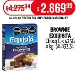 Makro Exquisita brownie choco oferta