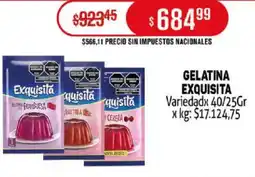 Makro Exquisita gelatina variedad oferta